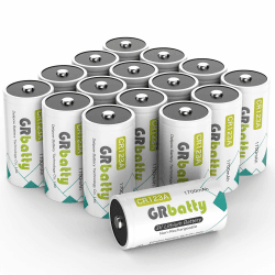 🔋💡 GRbatty CR123A 3V Lithium Batterie 16 Stück | 1700mAh CR123 Batterie | Hohe Kapazität Foto 3V Lithium Batterien