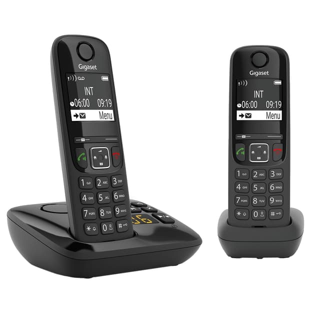 📞🔊 Gigaset AS690A Duo - 2 Schnurlose DECT-Telefone mit Anrufbeantworter 📞🔊