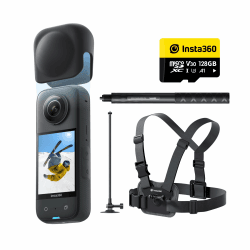 Insta360 X3 Schnee-Set: 360° Action Kamera mit 72 MP Fotos und 5,7 K Videoaufnahme