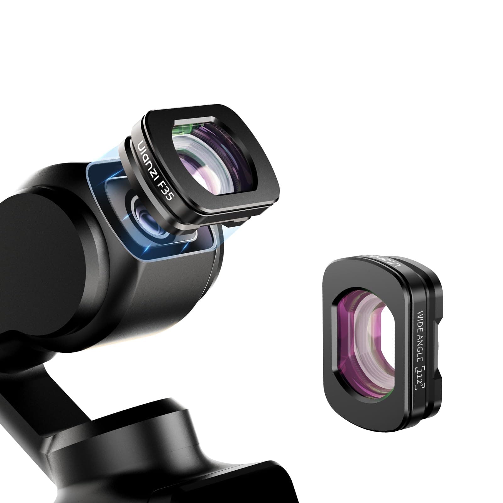 📸 ULANZI F35 Pocket 3 Weitwinkelobjektiv für DJI Osmo Pocket 3 🌟