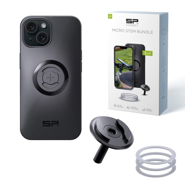 SP CONNECT Micro Stem Bundle für iPhone 15 | SPC+ | Fahrrad Handy Halterung 🚲