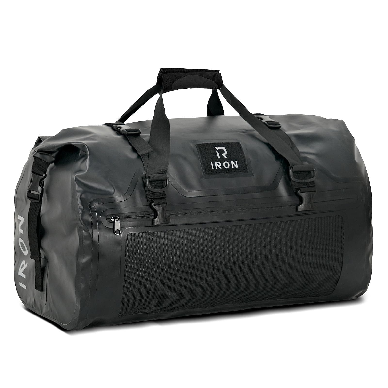 IRON JIA'S Motorradtasche Gepäckrolle 50L Schwarz - Wasserdichte Motorrad Hecktasche 🏍️