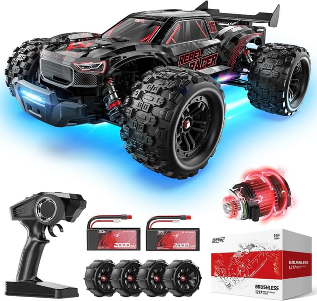 🚗 DEERC 1:14 Brushless RC Auto für Erwachsene: 46+ mph Off-Road Action! 🏁