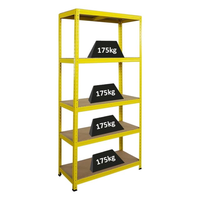 PROREGAL Schwerlastregal Yellow BEE - HxBxT 180x90x40cm - 5 Ebenen - Gelb