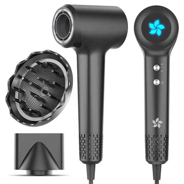 🌟🌪️ 5X Schnelles Trocknen! Ionen Haartrockner mit Diffusor - 110000 U/min, 57dB Geräuscharm