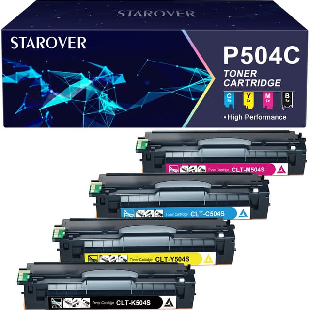 🌟STAROVER Toner Kompatibel für Samsung CLT-P504C CLT-K504S 🖨️
