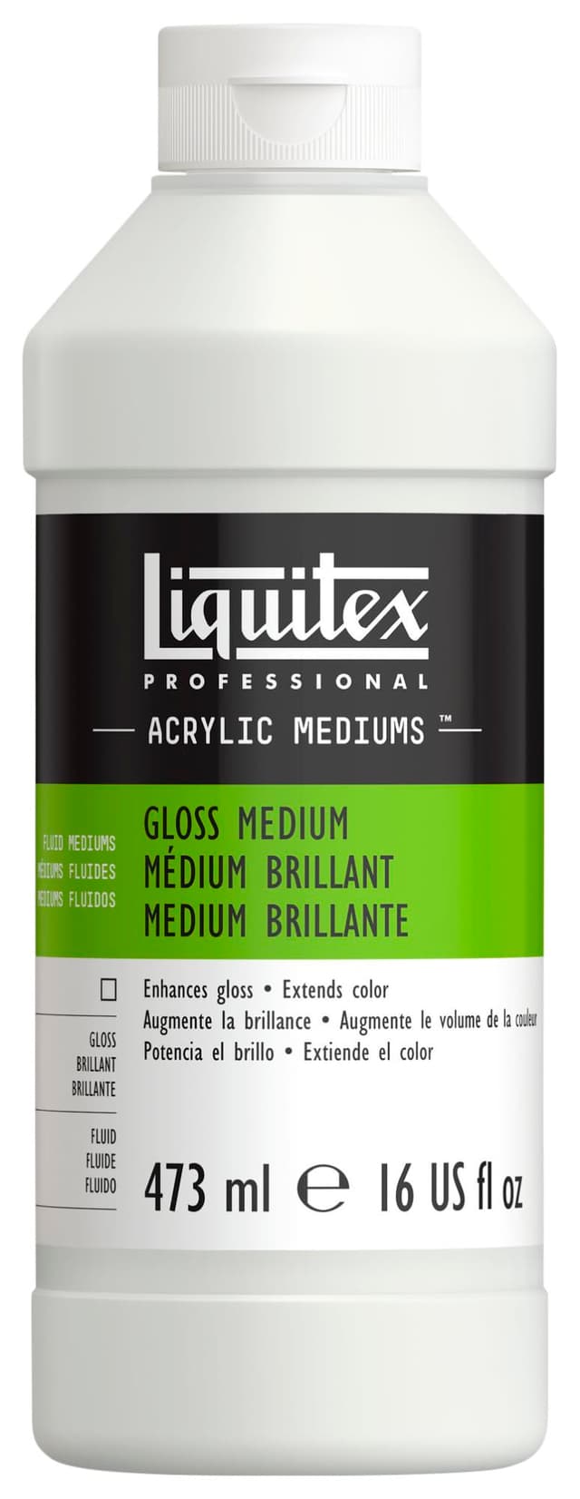 🎨 Liquitex 5016 Professional Glanz Gel Medium und Firnis für Acrylfarben - 473 ml Flasche (1er Pack) 🌟