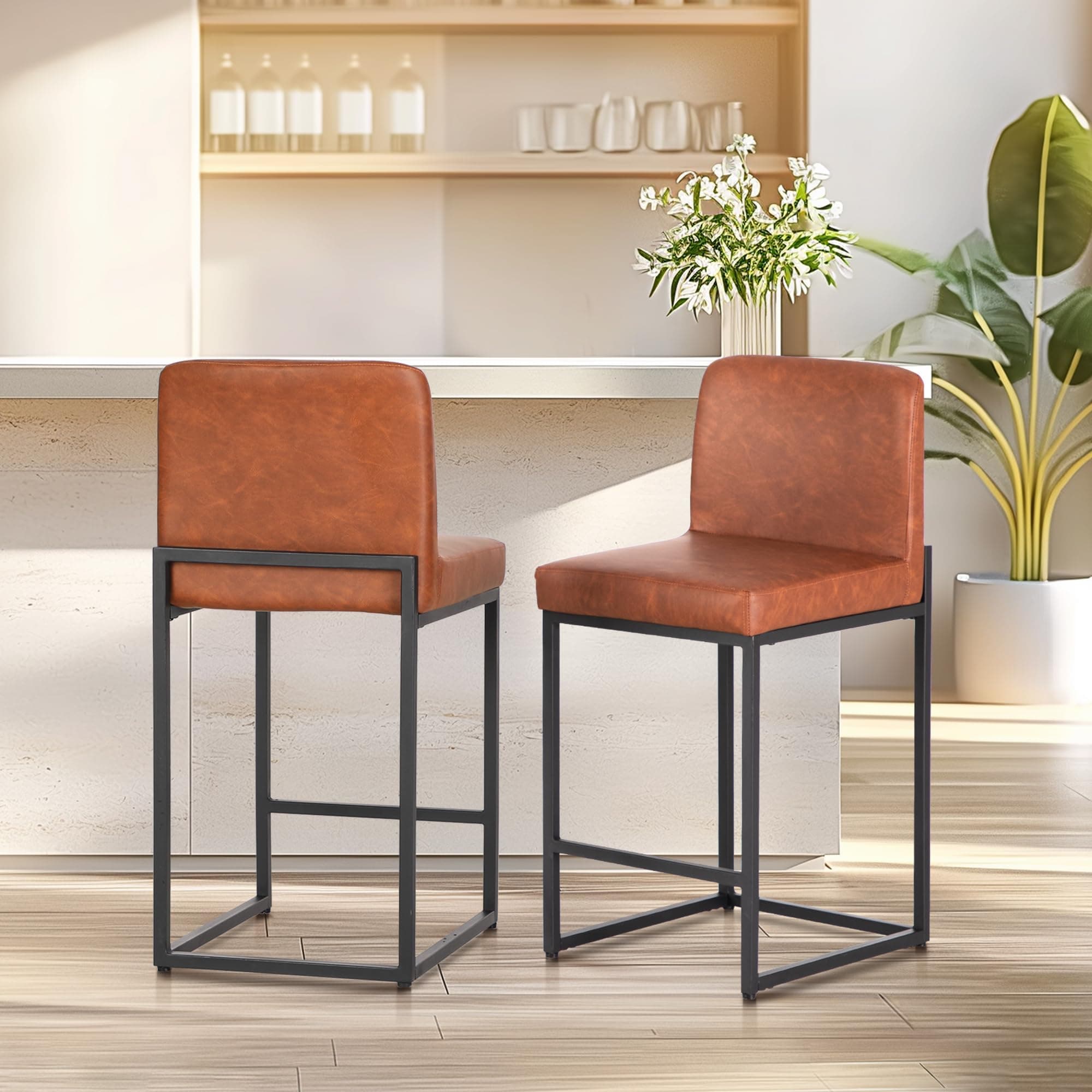 🌟 Mega-Deal! ALPHA HOME Schminkhocker, Schminktisch Hocker, 2 Barhocker Tresenhocker 🌟