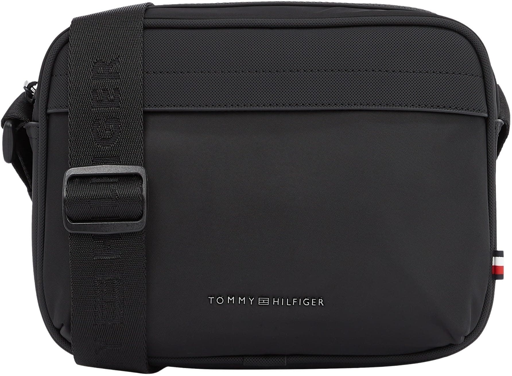 Tommy Hilfiger Herren Th Repreve Camera Bag Am0am13187 Crossover Black (Black) 🎒🖤 - 29% Rabatt!