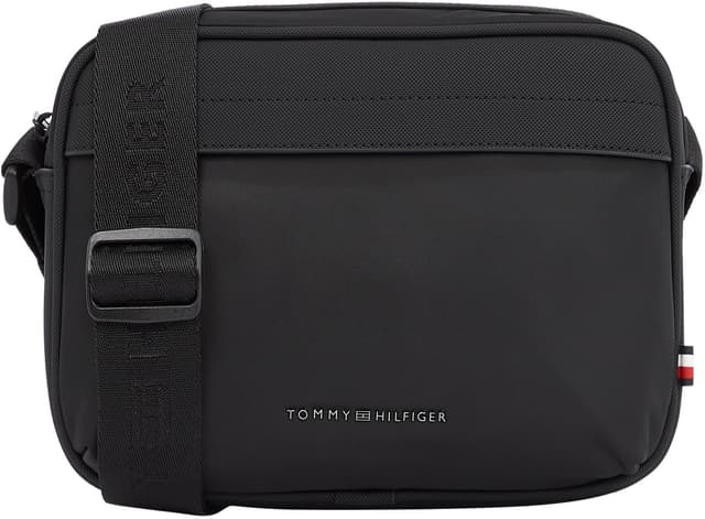 Tommy Hilfiger Herren Th Repreve Camera Bag Am0am13187 Crossover Black (Black) 🎒🖤 - 29% Rabatt!