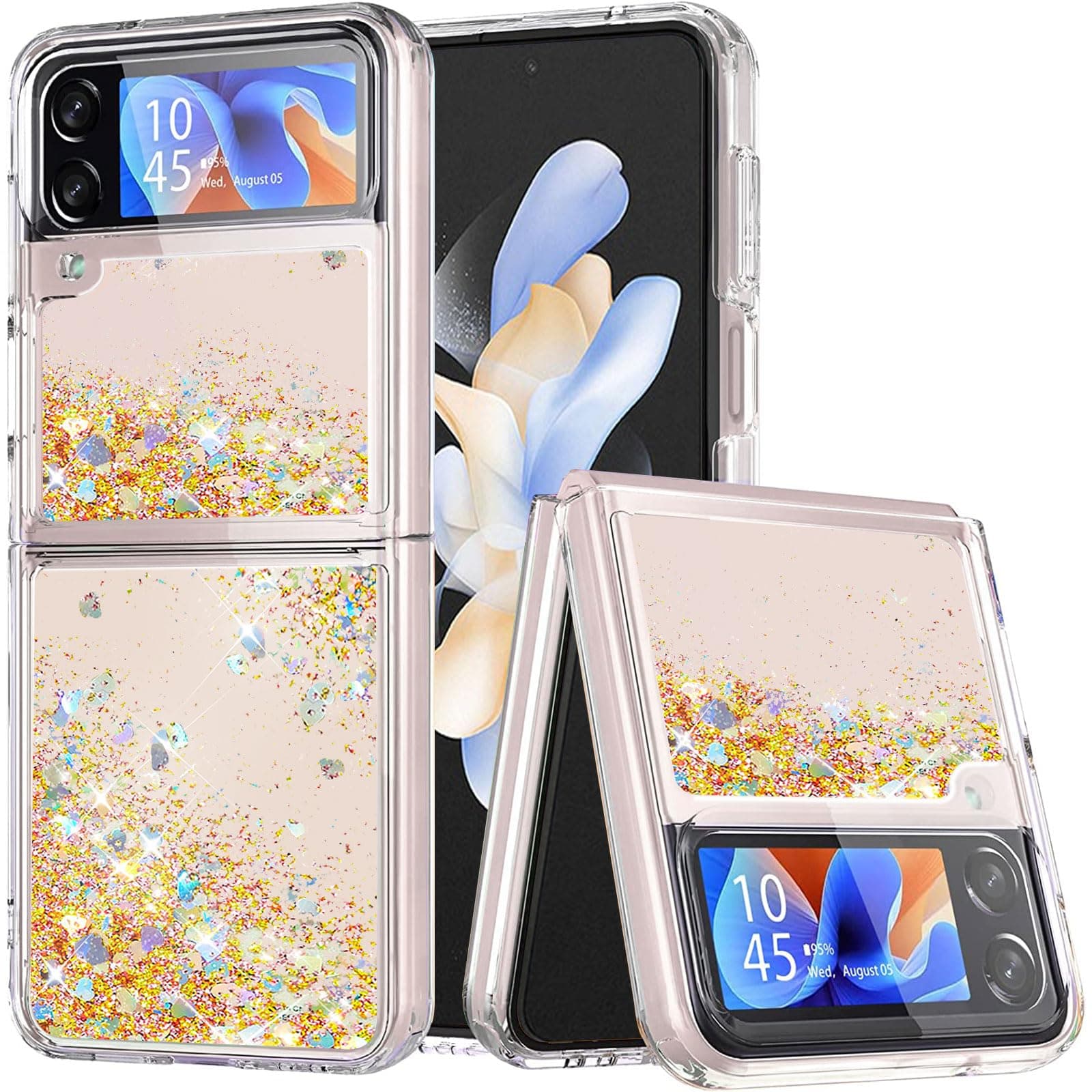 🌟 Kaply Handyhülle Samsung Galaxy Z Flip 4 5G Hülle Gold 📱✨