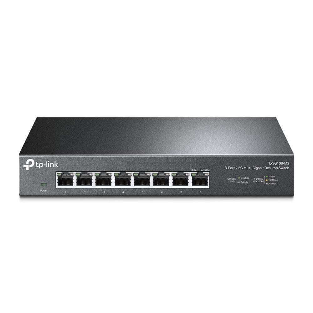 TP-Link TL-SG108-M2 8× 2.5-Gigabit Ports Ethernet LAN Switch ⚡️🎮📶