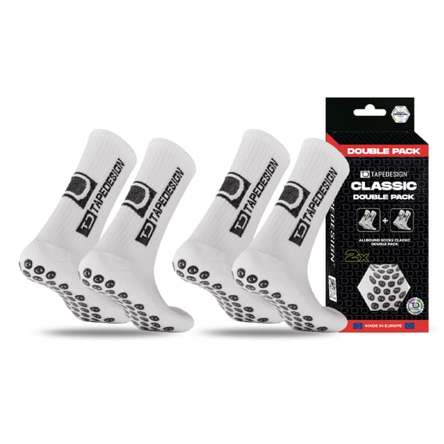 Tapedesign Classic Grip Socken Doppelpack 🧦🏃‍♂️