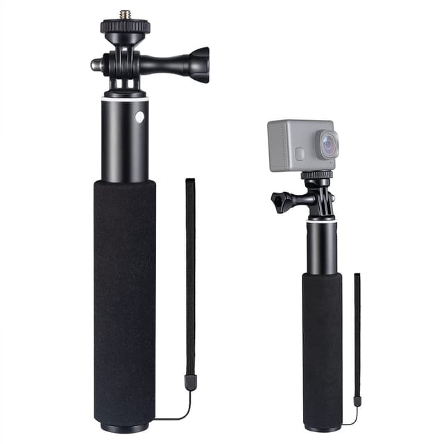 📸🌟 WOLFANG Action-Kamera-Selfie-Stick | Kompatibel mit Gopro/DJI/Surfola/Apexcam