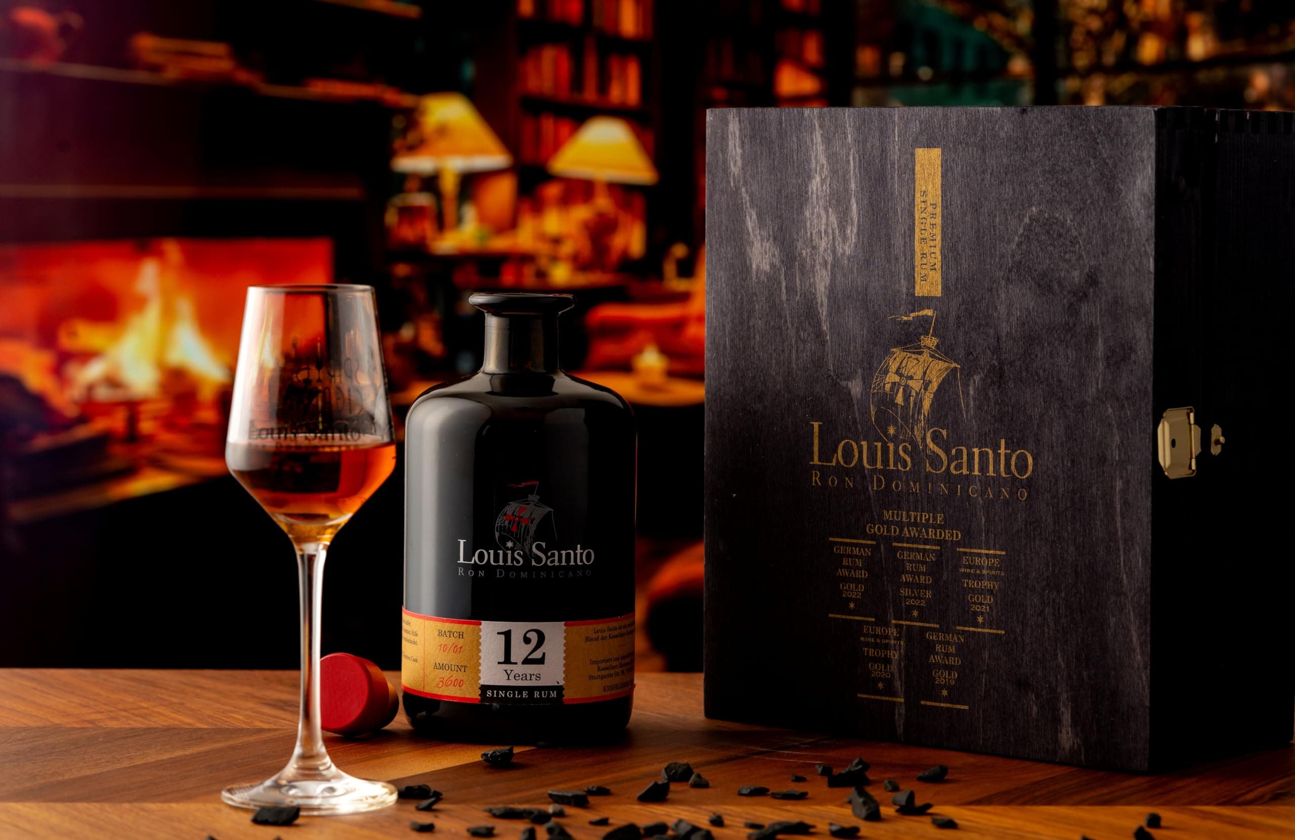 Louis Santo 12 Jahre Premium Rum Geschenkset 🥃🎁