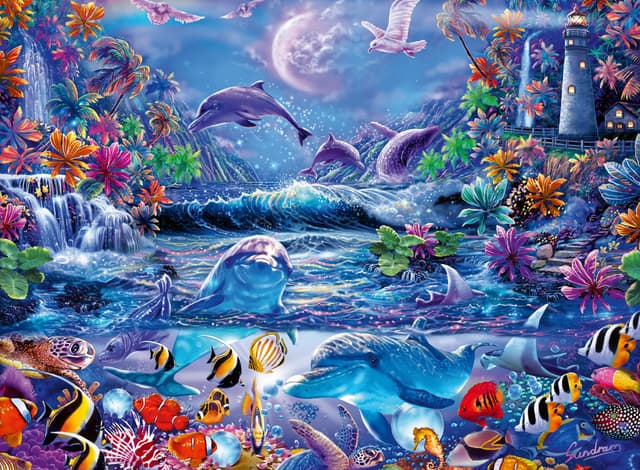 🧩 Ravensburger Puzzle 12000478 - Im Zauber des Mondlichts - 500 Teile Puzzle für Erwachsene und Kinder ab 12 Jahren
