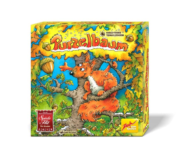 🌰🐿️ Zoch 601105128 Purzelbaum - dreidimensionales Geschicklichkeits- und Memoryspiel