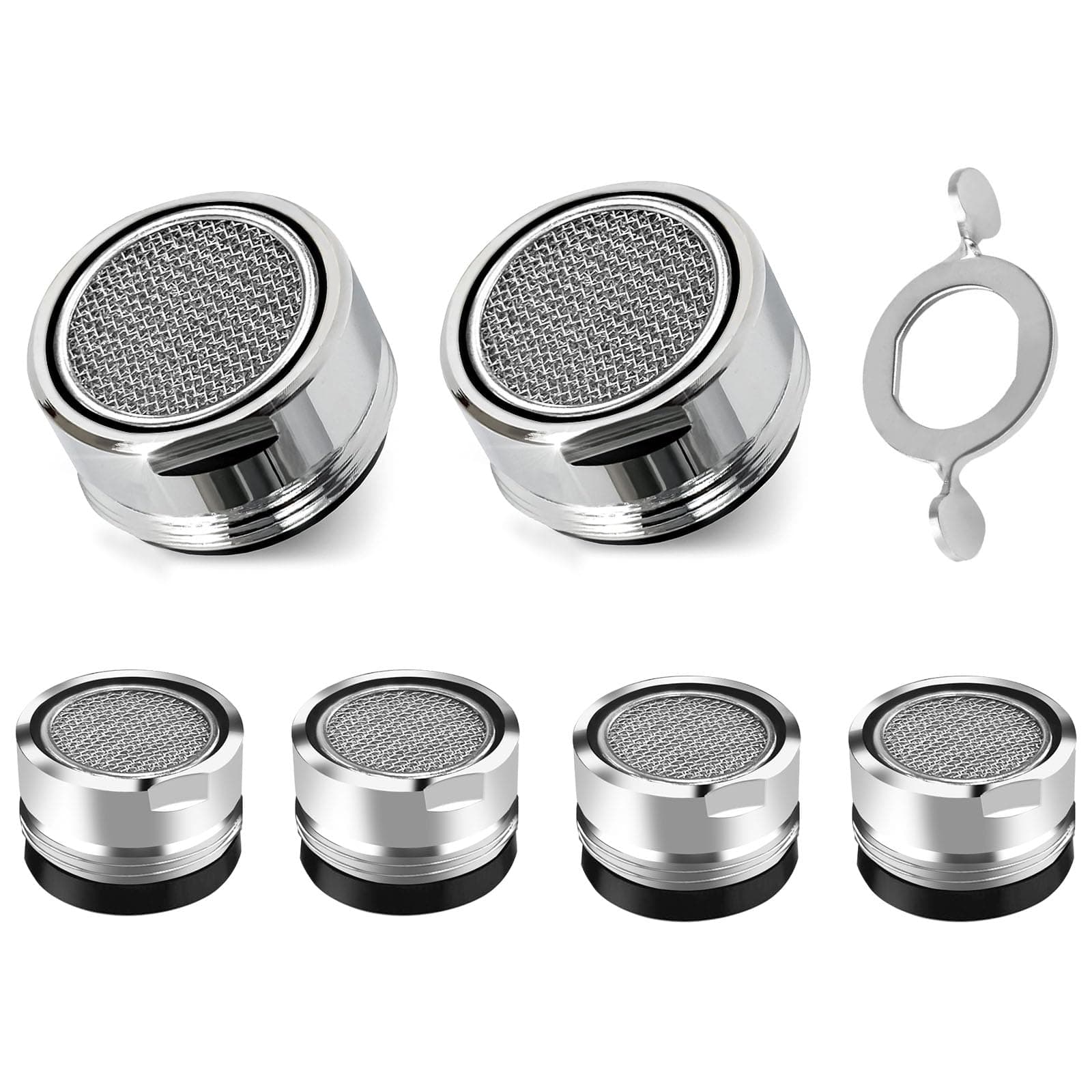 🌊🚿 SURFOU Strahlregler Einsatz für Wasserhähne, 6er Set M24 Innengewinde Mischdüsen-Siebe 🌟