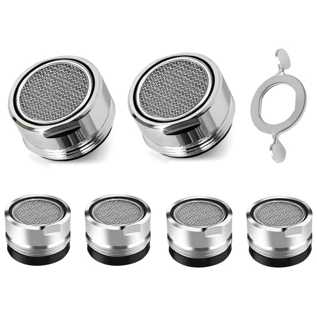 🌊🚿 SURFOU Strahlregler Einsatz für Wasserhähne, 6er Set M24 Innengewinde Mischdüsen-Siebe 🌟