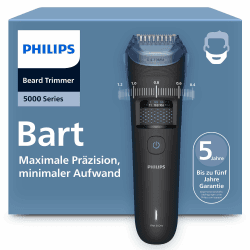 Neu: Philips Bartschneider 5000er-Serie mit selbstschärfenden Metallklingen 🪒