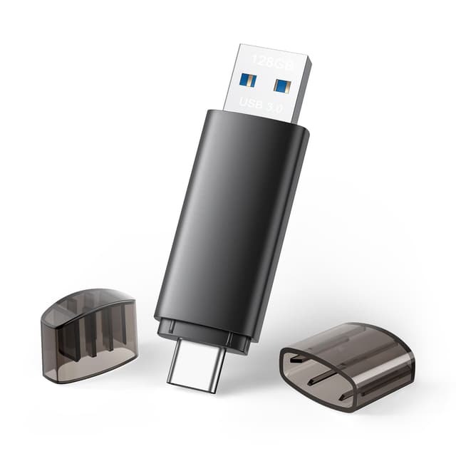 🔥 Angebot! 1 Stück USB Stick 128GB 3.0 USB C Stick 3.0 2 in 1 USB 3.0 Flash Drive