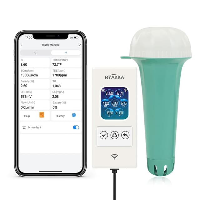 RYAKKA Pro 7-IN-1 Smart Pool und Teich-Wassertester 🏊‍♂️🌊