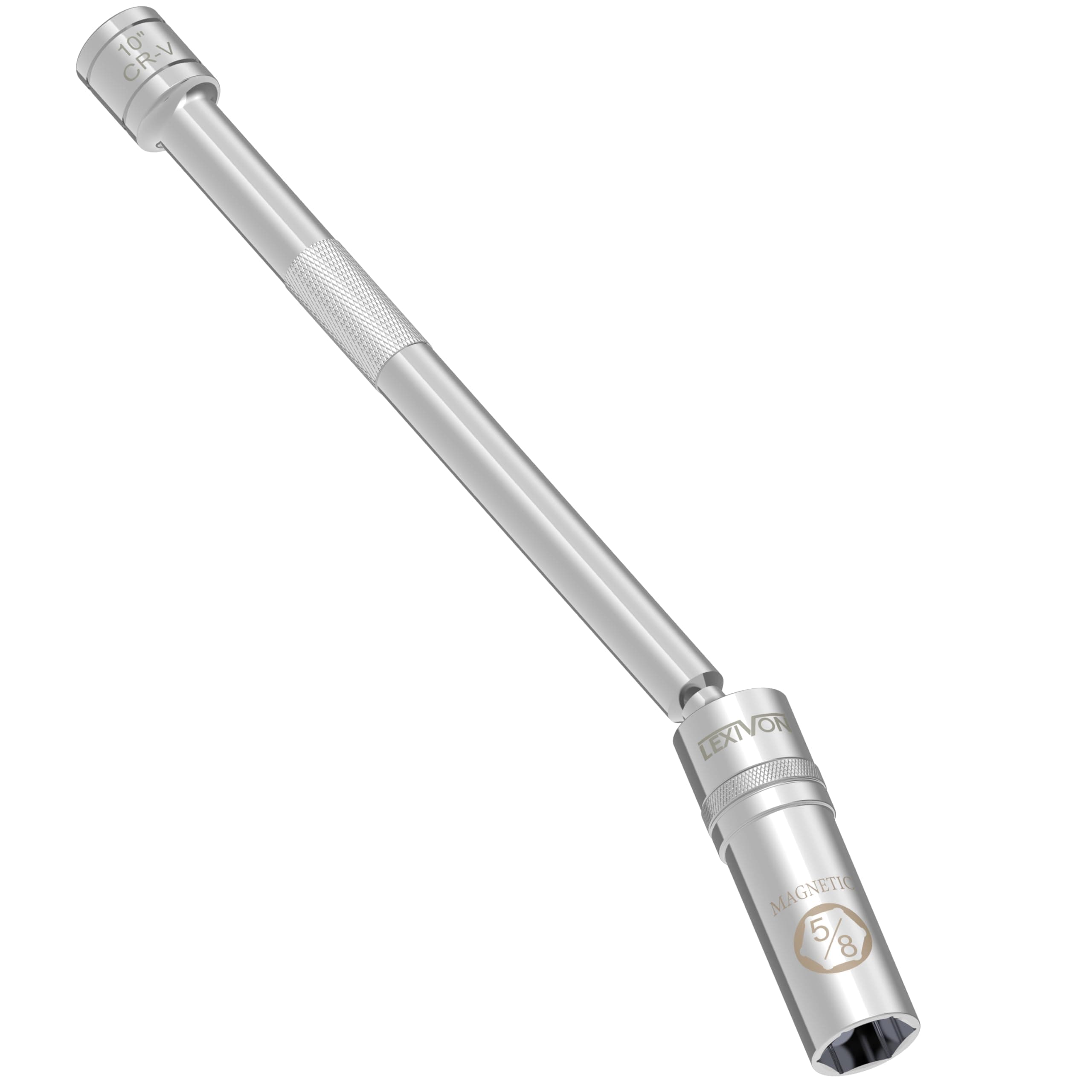 LEXIVON Zündkerzenschlüssel für Zündkerzen 16mm Aufnahme - 25cm Gesamtlänge 🔧🚗