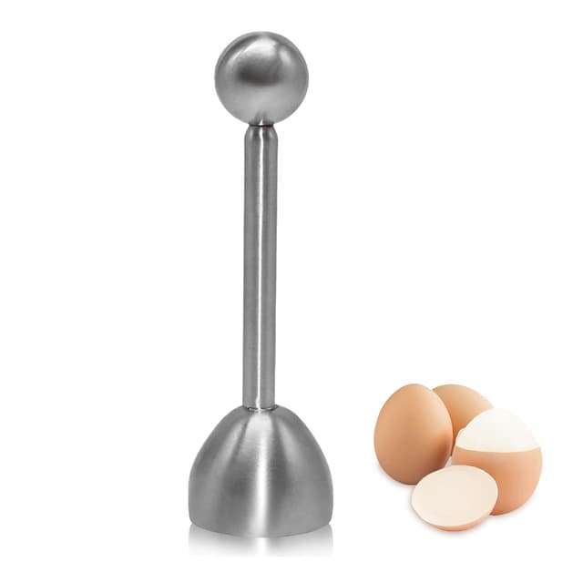 🥚🔨 Eierköpfer Edelstahl - Eieröffner und Cracker 🥚🔨