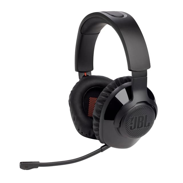 🎧 JBL Quantum 350 Over-Ear Gaming Headset – Kabellos 2,4 GHz & USB-C – Mit abnehmbarem Boom Mic und QuantumSurround Sound – Schwarz