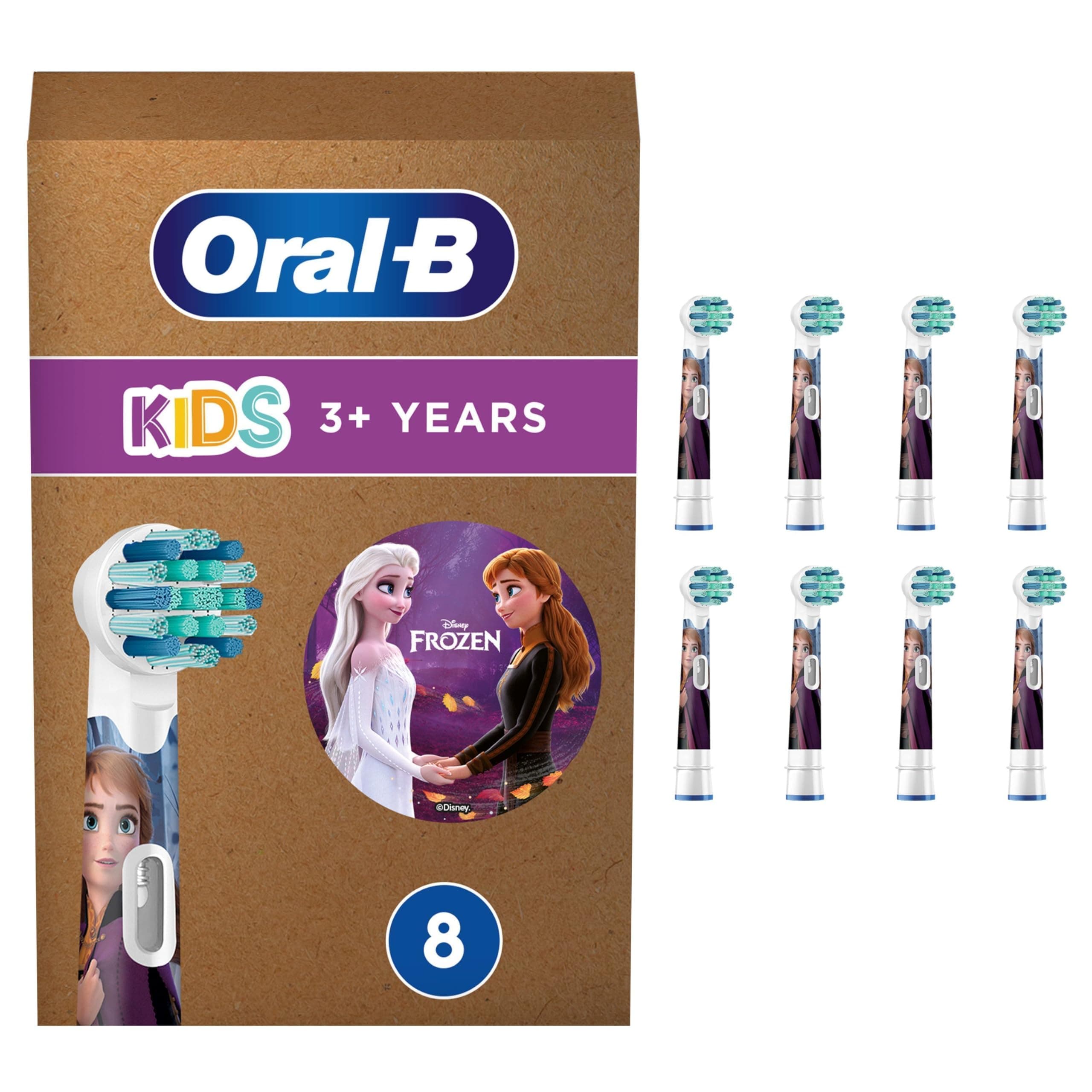 Oral-B Kids Frozen Aufsteckbürsten - Extra Weiche Borsten für Kinder ab 3 Jahren ❄️🪥