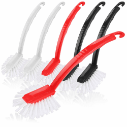 🌟 Angebot: com-four® 6X Spülbürste 27 cm - Geschirrbürste mit robusten Borsten 🌟