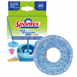 🌊 Spontex Aqua Revolution Bezug - Ersatz für Bodenwischer-Set 🧹