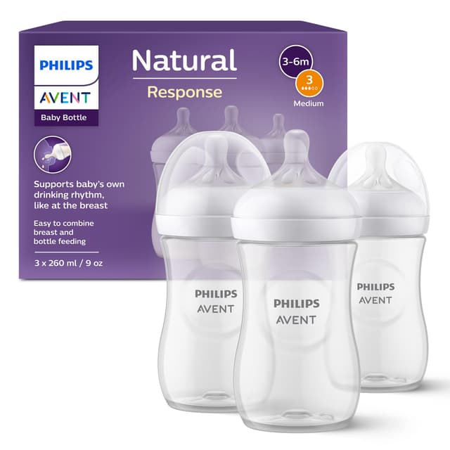Angebot: Philips Avent Natural Response Babyflasche 260ml, 3er-Pack