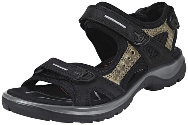 🌟 Super Angebot! ECCO Damen Offroad Sandalen 40 EU Black Mole Black 🌟