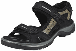 🌟 Super Angebot! ECCO Damen Offroad Sandalen 40 EU Black Mole Black 🌟