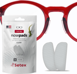 Setex Gecko Grip Brillen-Nasenpads - Anti-Rutsch-Nasenpads für Brillen 👓🦎
