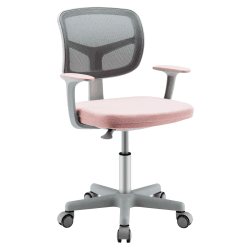 🌟 Spezielles Angebot! COSTWAY 360° Drehbarer Kinderschreibtischstuhl - 10 Jahre alt (Rosa)