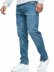 👖 Indicode Herren INSantino Jeanshose | Denim Stretch Jeans Männer 32W / 32L Medium Dark Cloud 🌥️