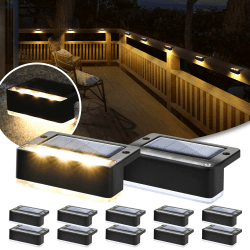 Solpex Solarlampen für Außen, 12 Stück, Warmweiß Treppenlicht, Wasserdicht Solarleuchten 🌞🏡