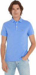 Tommy Hilfiger Herren Poloshirt Kurzarm 1985 Slim Slim Fit 3XL Große Größen Tall Blue (Blue Spell) 🌟👕