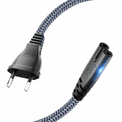 Stromkabel 2 Polig, Goalfish Netzkabel Strom Kabel 🌟🔌