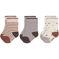 🧦 LÄSSIG Unisex Kinder- und Babysocken 3er Set 15-18 Tiny Farmer lila 🌟
