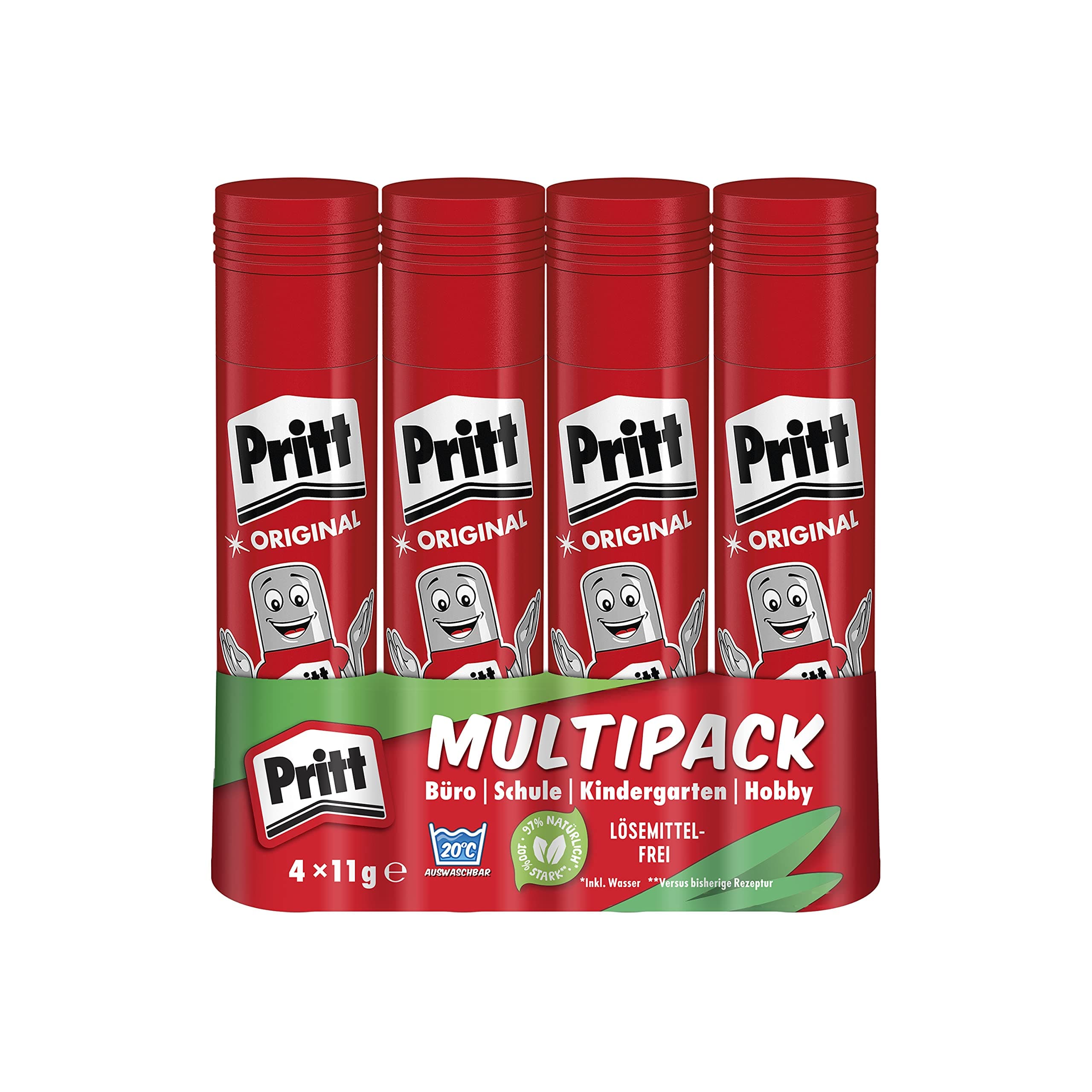 Pritt Klebestift 4x11g - Sicherer und kinderfreundlicher Kleber 🎨📚