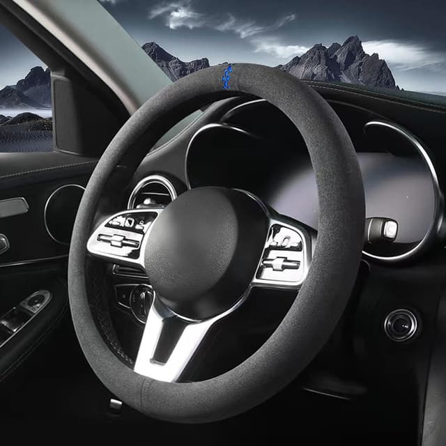 🚗 Carodi Lenkradbezug Universal 15 Zoll - Atmungsaktiv und Komfortabel! 🌞