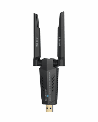 🔥 BrosTrend WiFi 7 WLAN Stick für PC | BE6500 USB WLAN Adapter PC | Tri-Band 6GHz / 5GHz / 2,4GHz | Gaming-optimiert 🎮