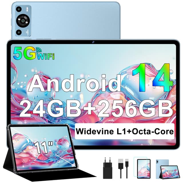 Angebot: ZIOVO 2025 Neuest Tablet 11 Zoll Android 14 mit 24GB RAM+256GB ROM/TF 1TB