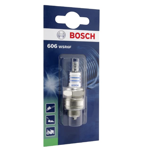 🔥 Bosch WSR6F (606) - Zündkerze für Gartengeräte - 1 Stück 1 Packung 🔥