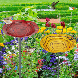 🌺🐦 KHayRovies Metall Vogel Bäder für im Freien - Angebot!