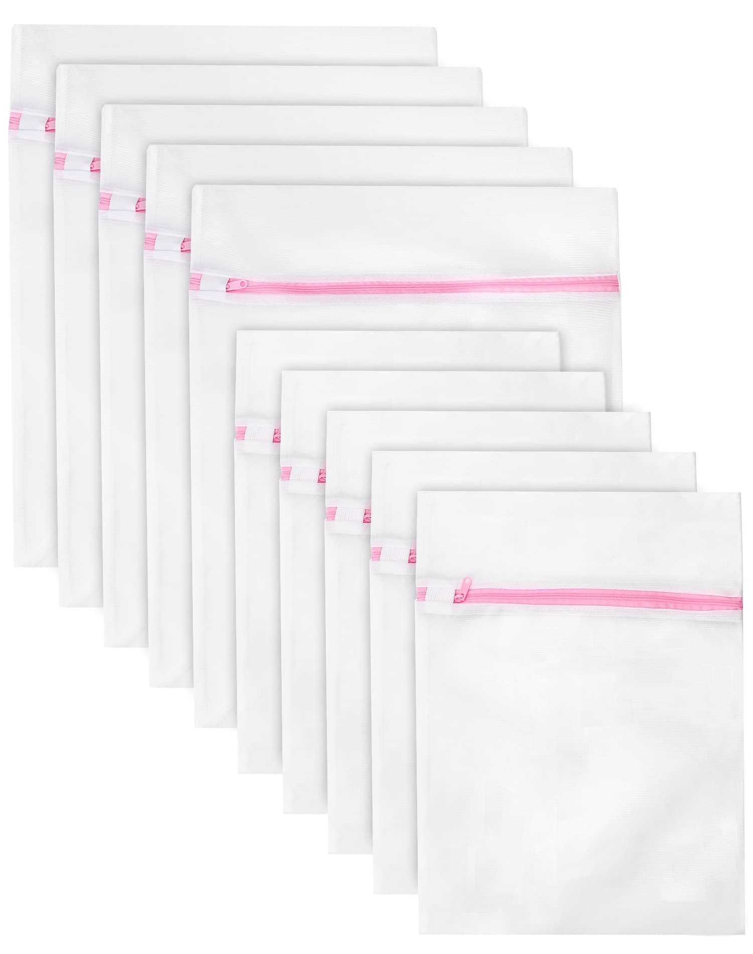 QWORK® 10 Stück Wäschesäcke mit Zuverlässigem Verschluss 🧺✨