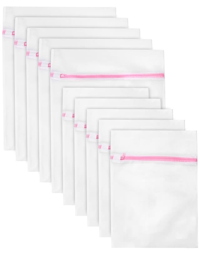 QWORK® 10 Stück Wäschesäcke mit Zuverlässigem Verschluss 🧺✨